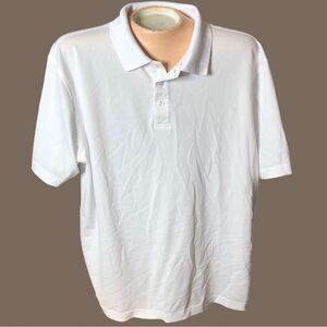 Byron Nelson Florida Hunters run country club pique knit golf‎ polo White XL